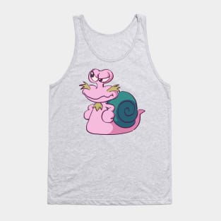 cranky escargoon the purple snail sidekick / retro anime Tank Top